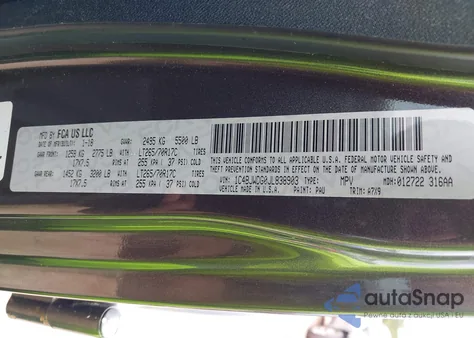 2018 Jeep Wrangler Unlimited Sport S 4X4 from USA, damaged, VIN 1C4BJWDG0JL838903